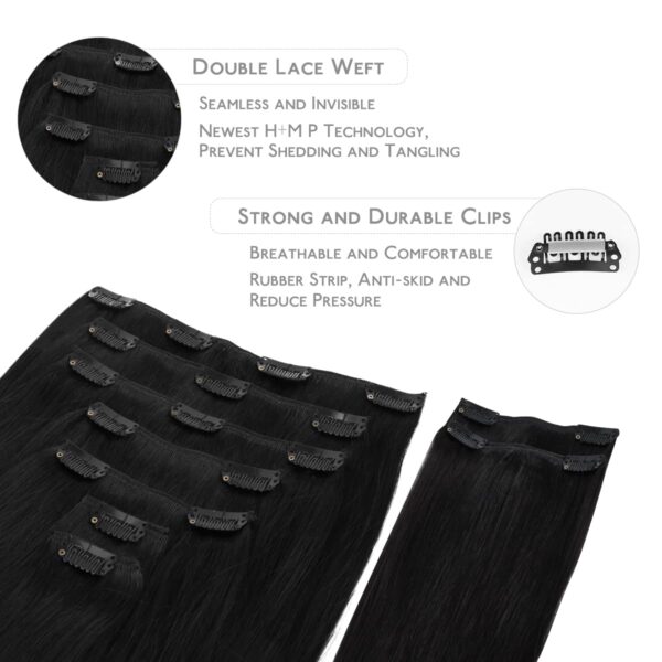 WENNALIFE Clip in Hair Extensions - Image 5