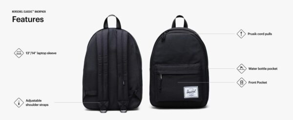 Herschel Supply Co. Classic Backpack, Brown (New), 26L - Image 2