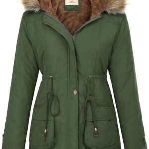 GRACE KARIN Women's Winter Coats Fleece Parkas
