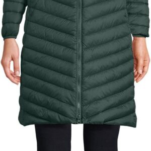 Lands' End Women's Ultralight Packable Long Down Coat