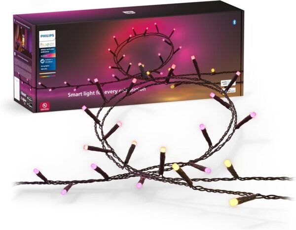 Philips Hue Indoor/Outdoor Holiday 130-Foot Festavia String Light
