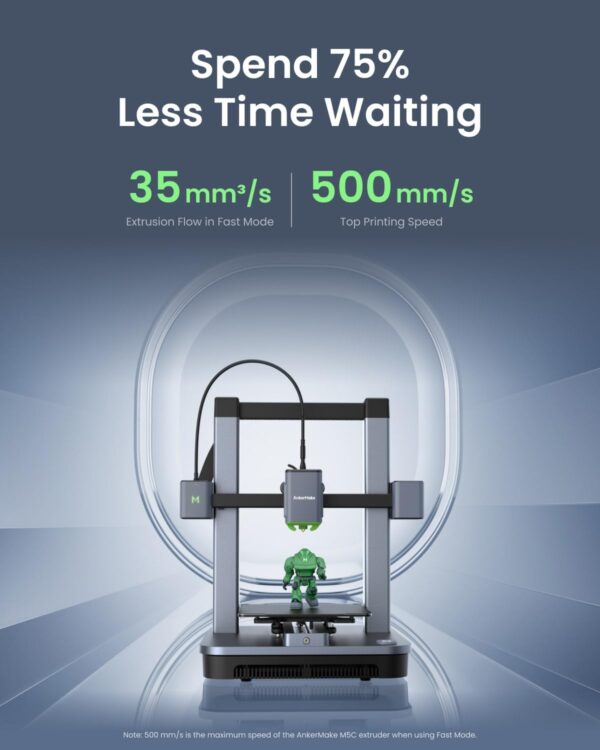 AnkerMake M5C 3D Printer, 500 mm/s High-Speed Printing, - Image 6