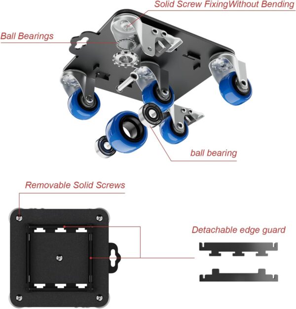Heavy Duty Furniture Dolly with Baffle - Image 5