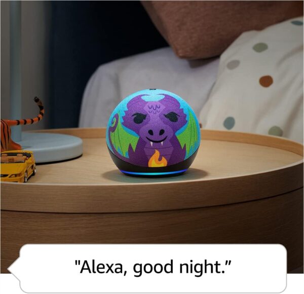 Echo Dot (5th Gen) Kids Owl with Echo Glow - Image 4