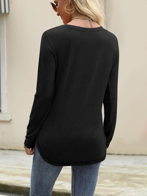 Womens Tunic Tops Long Sleeve - Image 3