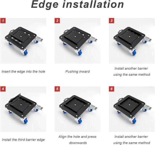 Heavy Duty Furniture Dolly with Baffle - Image 2