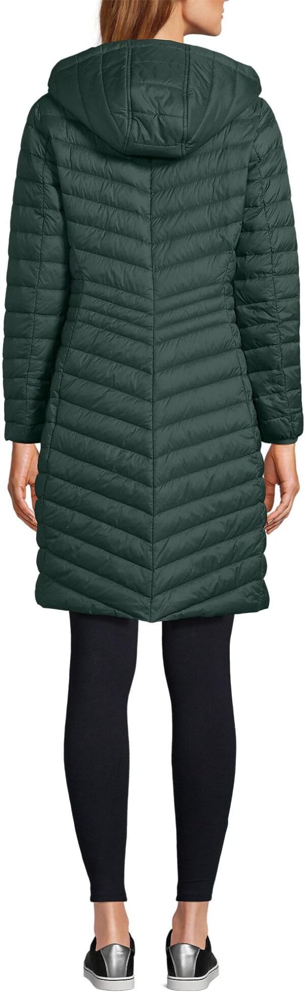 Lands' End Women's Ultralight Packable Long Down Coat - Image 3