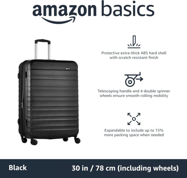 Amazon Basics Expandable Hardside Luggage, Suitcase - Image 8