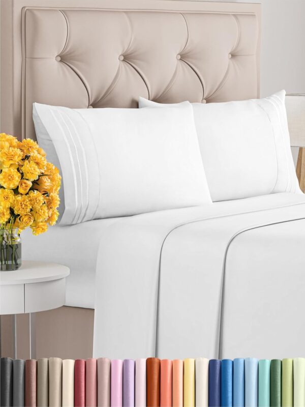 Queen Size 4 Piece Sheet Set - - Image 4