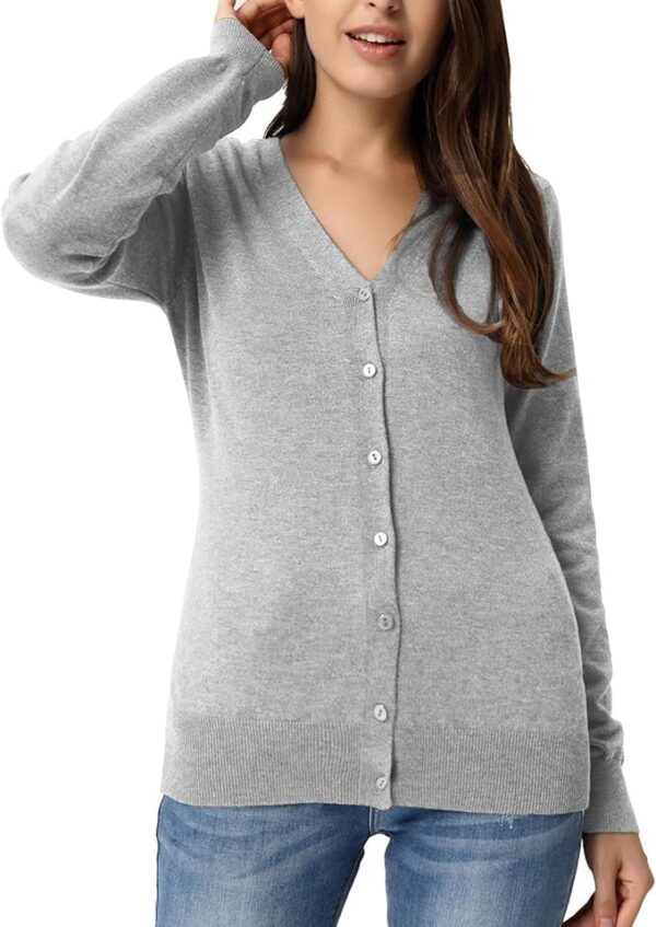 Classic Sweater Knit Cardigan - Image 6