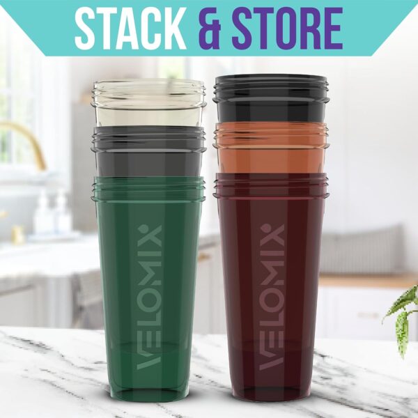 -6 PACK- Shaker Cups for Protein Shakes - Image 7