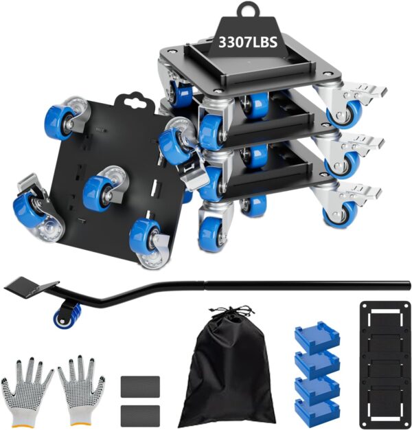 Heavy Duty Furniture Dolly with Baffle