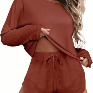 Womens Waffle Knit