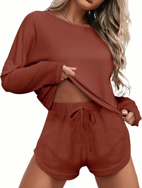 Womens Waffle Knit