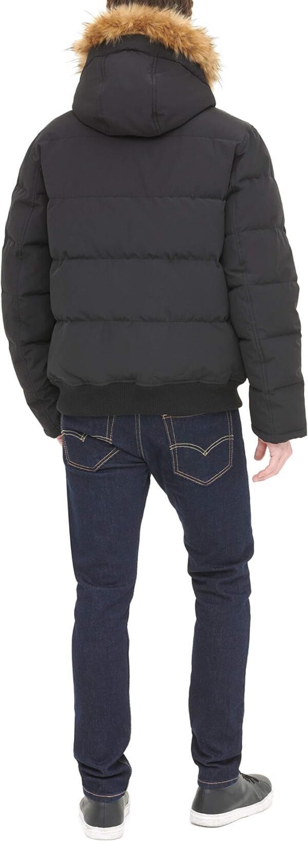 Tommy Hilfiger Men's Arctic Cloth Quilted Snorkel Bomber Jacket - Image 3