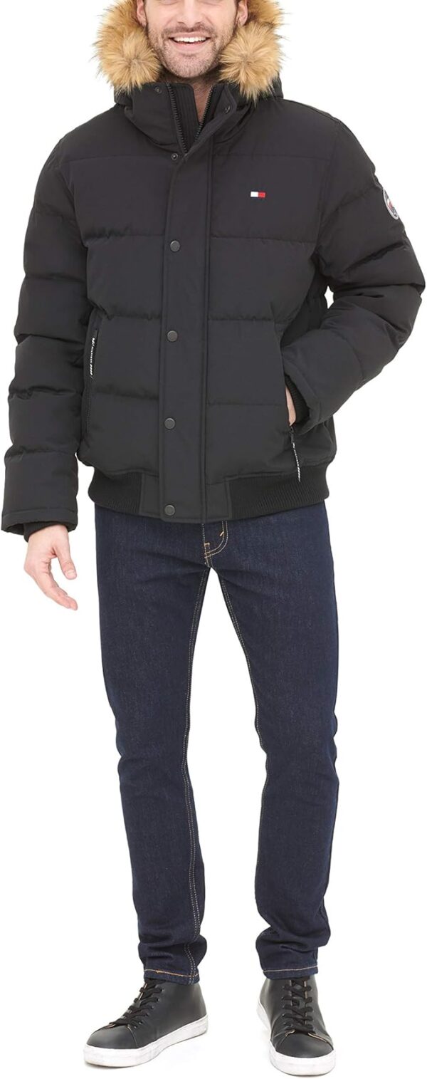 Tommy Hilfiger Men's Arctic Cloth Quilted Snorkel Bomber Jacket - Image 2