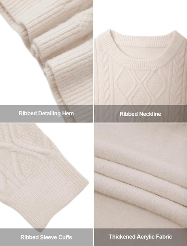 Vintage Knitted Sweater Long Sleeve Sweater - Image 2