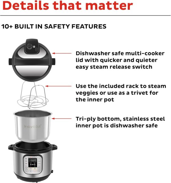 Instant Pot Duo 7-in-1 Electric Pressure Cooker - Image 4
