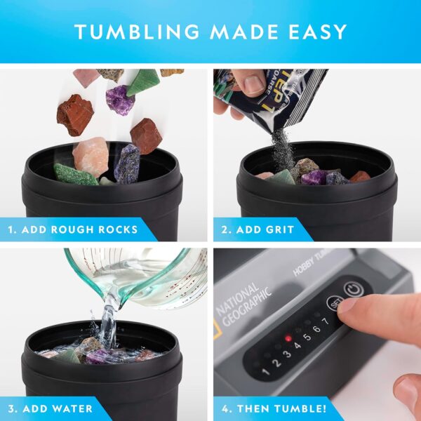 National Geographic Rock Tumbler Kit - Image 5