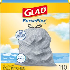 Glad Tall Kitchen Drawstring Trash Bags