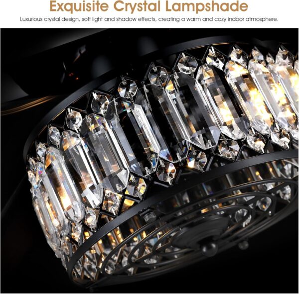 Chandelier Ceiling Fans with Lights - Image 7