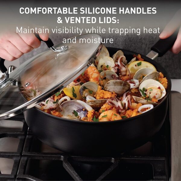 T-fal Ultimate Hard Anodized Nonstick Cookware Set - Image 4