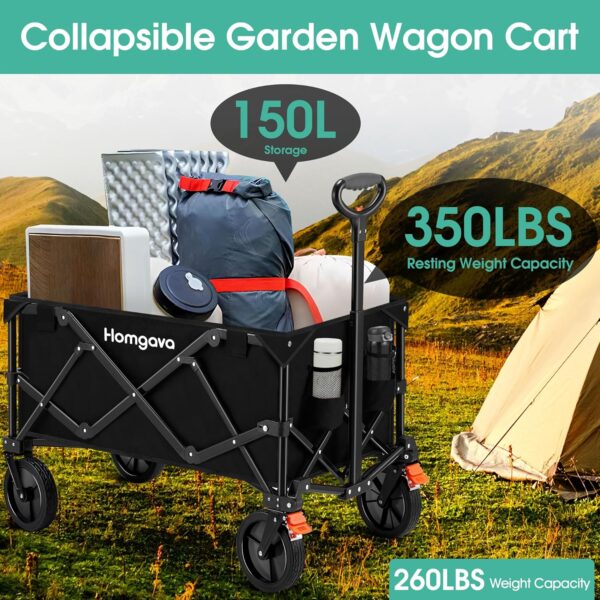 Collapsible Folding Wagon Cart - Image 5