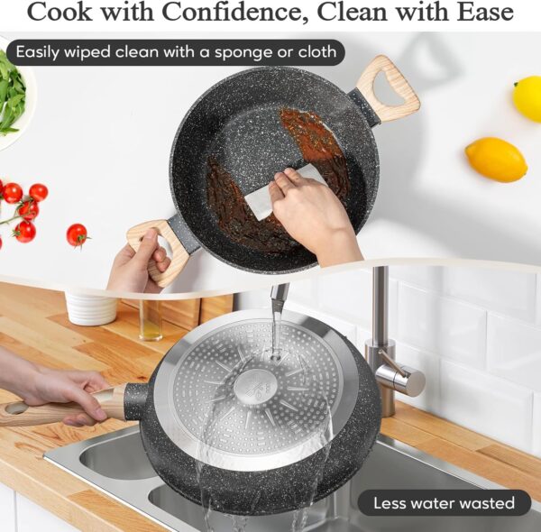 Non Stick Kitchen Cookware Sets - Image 7