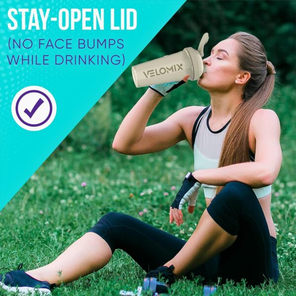 -6 PACK- Shaker Cups for Protein Shakes - Image 6