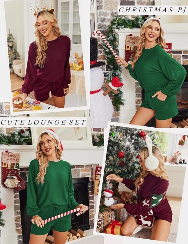 Ekouaer Knit Pajamas Set - Image 5
