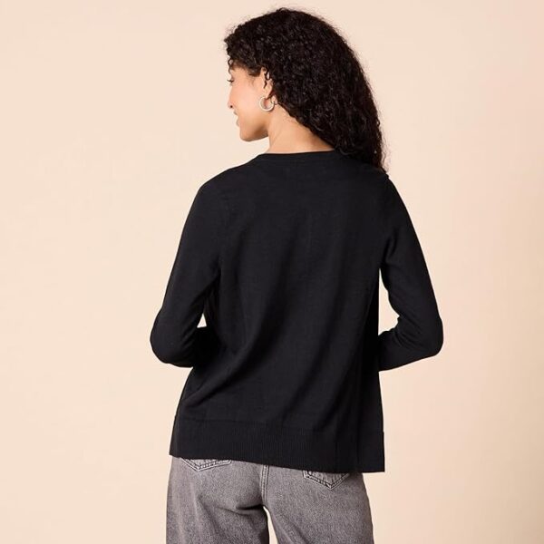 Women's Lightweight Crewneck Cardigan - Image 5
