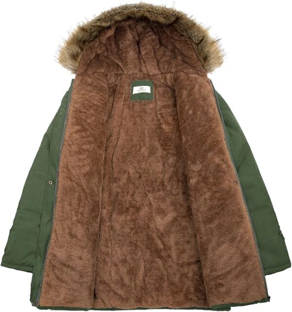 GRACE KARIN Women's Winter Coats Fleece Parkas - Image 4