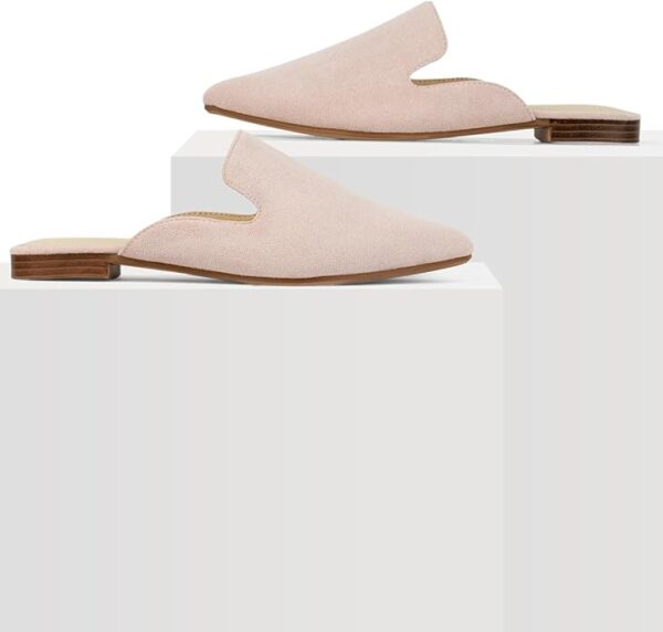 MUSSHOE Mules for Women Flats Comfortable Pointed Toe Women Mules - Image 2