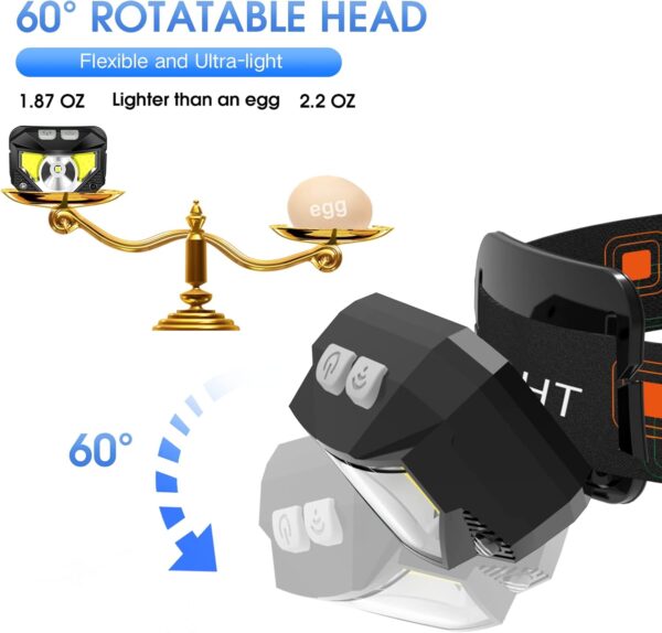 LHKNL Headlamp Flashlight - Image 2