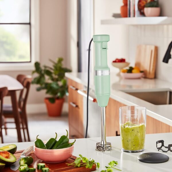 KitchenAid Variable Speed Corded Hand Blender KHBV53, Pistachio - Image 5